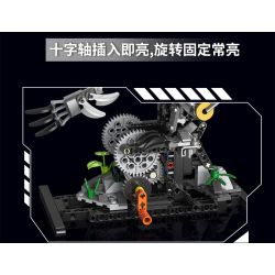 KAIYU KEEYEE WORLD K96222 96222 MÁY MÓC BIONIC SPINOSAURUS bộ đồ chơi xếp lắp ráp ghép mô hình