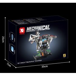 KAIYU KEEYEE WORLD K96221 96221 MÁY MÓC BIONIC TRICERATOPS bộ đồ chơi xếp lắp ráp ghép mô hình