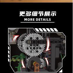 KAIYU KEEYEE WORLD K96221 96221 MÁY MÓC BIONIC TRICERATOPS bộ đồ chơi xếp lắp ráp ghép mô hình