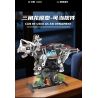 KAIYU KEEYEE WORLD K96221 96221 MÁY MÓC BIONIC TRICERATOPS bộ đồ chơi xếp lắp ráp ghép mô hình