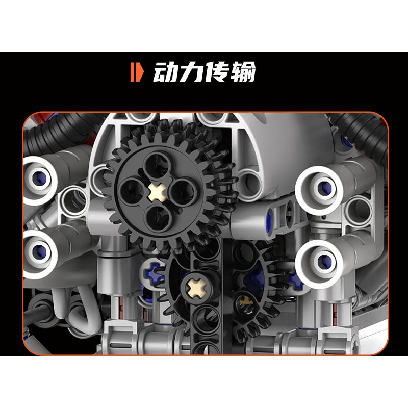 KAIYU KEEYEE WORLD K96213 96213 ĐỘNG CƠ SIÊU XE MÔ PHỎNG bộ đồ chơi xếp lắp ráp ghép mô hình Technic SUPERCAR V8 ENGINE Kỹ Thuật Công Nghệ Cao Mô Hình Phương Tiện 770 khối