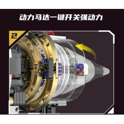 KAIYU KEEYEE WORLD K96208 96208 ĐỘNG CƠ bộ đồ chơi xếp lắp ráp ghép mô hình Technic Kỹ Thuật Công Nghệ Cao Mô Hình Phương Tiện 564 khối