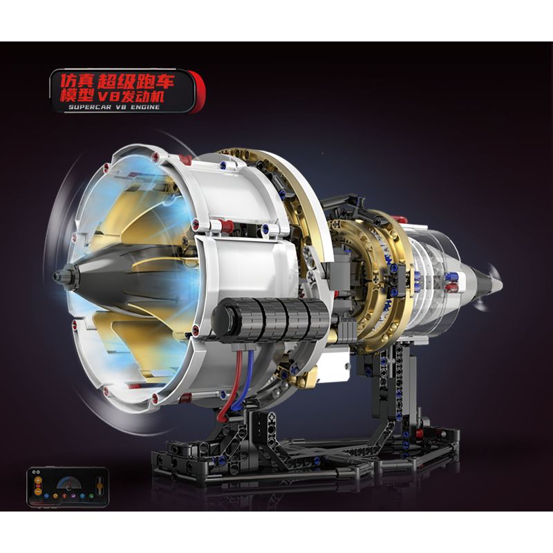 KAIYU KEEYEE WORLD K96208 96208 ĐỘNG CƠ bộ đồ chơi xếp lắp ráp ghép mô hình Technic Kỹ Thuật Công Nghệ Cao Mô Hình Phương Tiện 564 khối