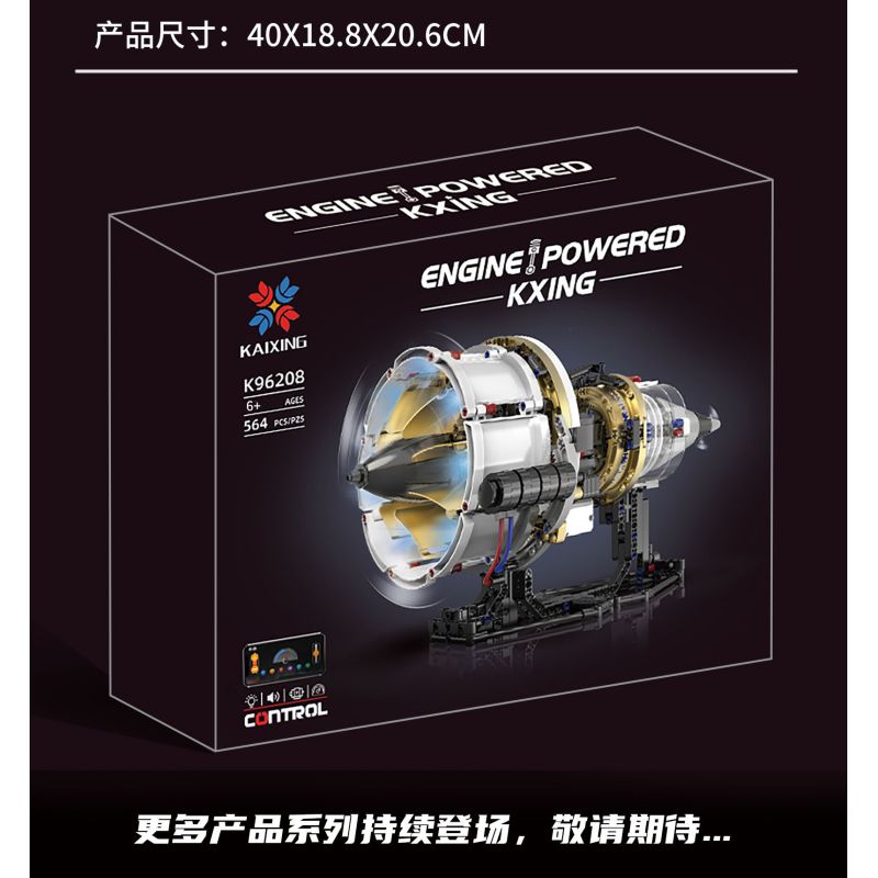 KAIYU KEEYEE WORLD K96208 96208 ĐỘNG CƠ bộ đồ chơi xếp lắp ráp ghép mô hình Technic Kỹ Thuật Công Nghệ Cao Mô Hình Phương Tiện 564 khối