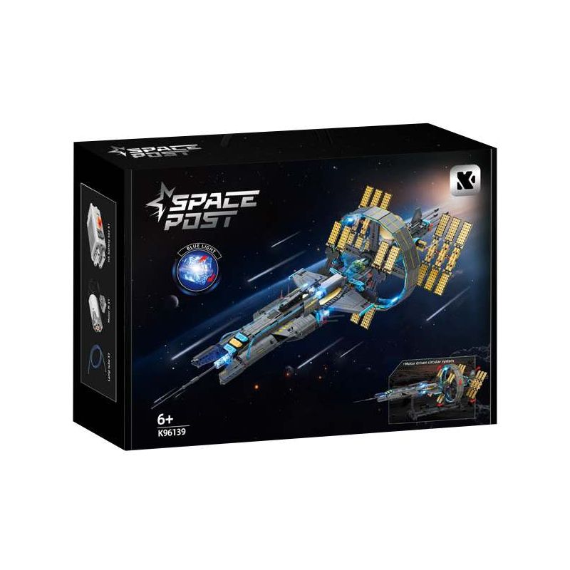 KAIYU KEEYEE WORLD K96139 96139 TRẠM VŨ TRỤ HAOLONGXING bộ đồ chơi xếp lắp ráp ghép mô hình