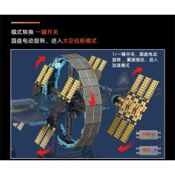 KAIYU KEEYEE WORLD K96139 96139 TRẠM VŨ TRỤ HAOLONGXING bộ đồ chơi xếp lắp ráp ghép mô hình