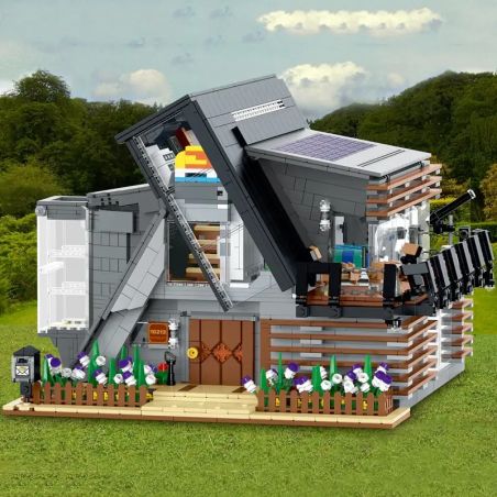 MORKMODEL MORK UrGe XMORK 10213 The Lambda House Xếp hình lắp ráp ghép mô hình Nhà Ramda