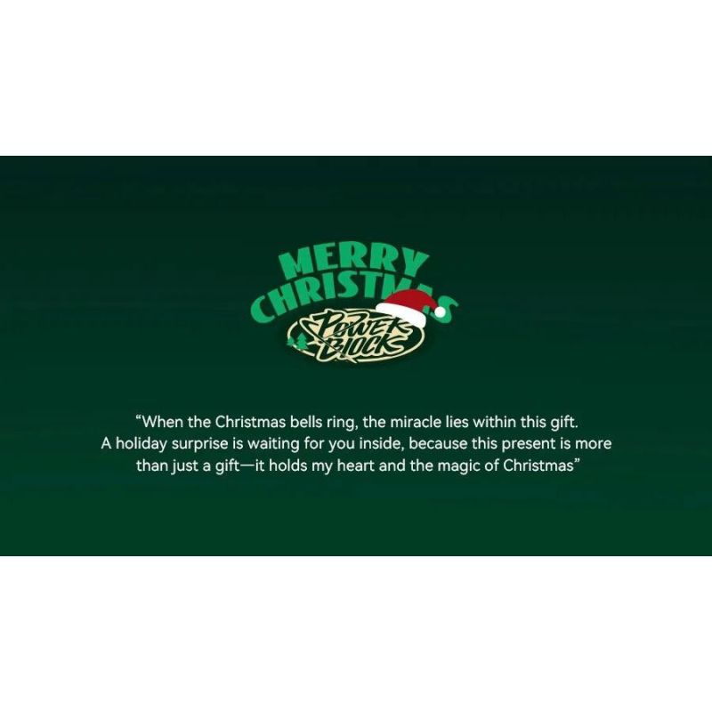 Pinbo PB8849 Merry Christmas Xếp hình lắp ráp ghép mô hình Xe bán tải Giáng sinh