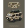 Pinbo PB8823 Summer Time 2 Xếp hình lắp ráp ghép mô hình Camper Delica L300 mùa hè