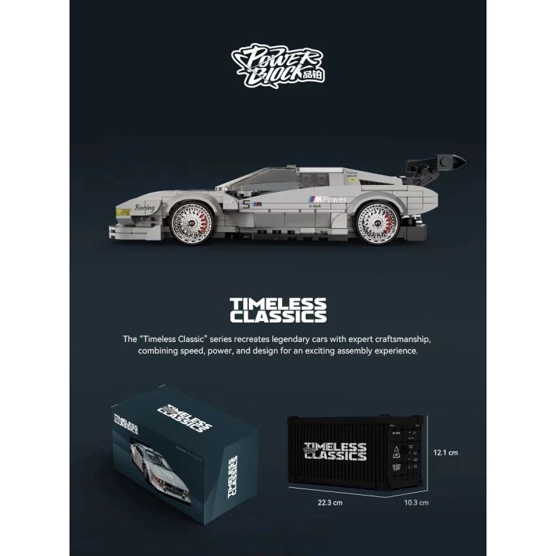 Pinbo PB8819 Xếp hình lắp ráp ghép mô hình BMW M1