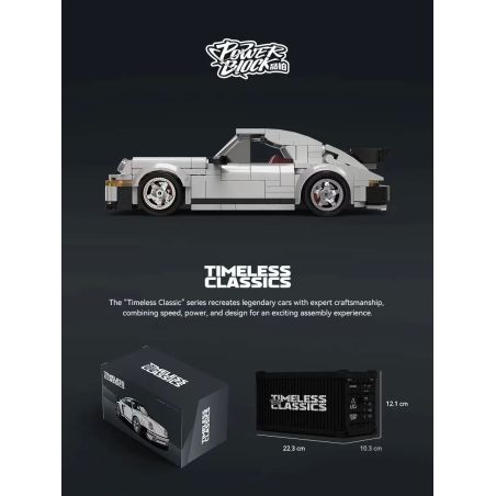 Pinbo PB8816 Xếp hình lắp ráp ghép mô hình Porsche 930