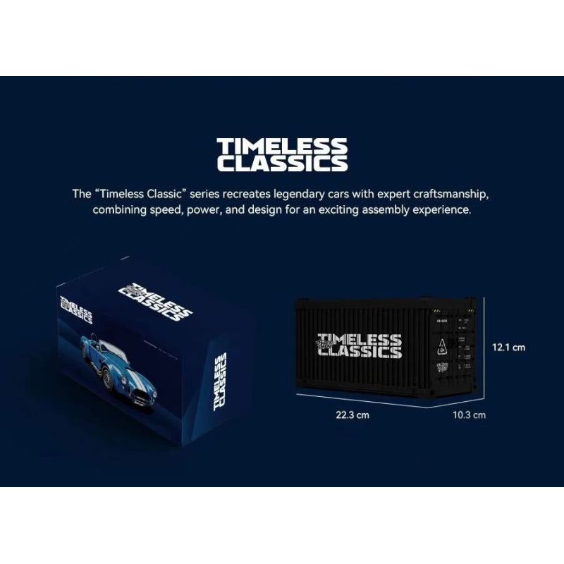 Pinbo PB8818 Xếp hình lắp ráp ghép mô hình Ford Convertible