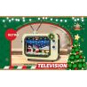 Co-creation 313 Television Xếp hình lắp ráp ghép mô hình Chó máy không người lái
