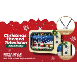 Co-creation 313 Television Xếp hình lắp ráp ghép mô hình Chó máy không người lái