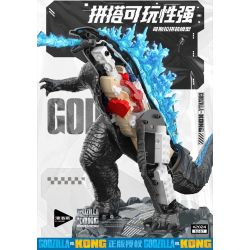 PanlosBrick inbrixx 687010 Godzilla VS Kong Xếp hình lắp ráp ghép mô hình Godzilla vs King Kong: Tập đoàn Godzilla Model 01