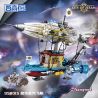 ZHEGAO 958015 Steampunk Xếp hình lắp ráp ghép mô hình Thành phố hơi nước: Phi thuyền cơ học Punk