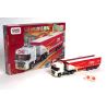 Zhongshi Yuanchuang KB7119 Xếp hình lắp ráp ghép mô hình Xe phát sóng độ phân giải cao tại trạm trụ sở