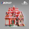 Baka Technology 33204 Strawberry Ice Workshop Xếp hình lắp ráp ghép mô hình Xưởng làm đá dâu