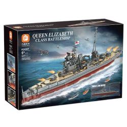 Forange FC4207 Queen Elizabeth Class Battleship Xếp hình lắp ráp ghép mô hình Battleship Elizabeth