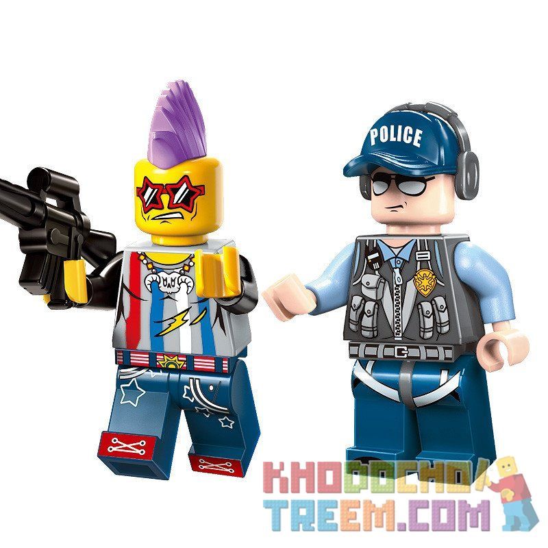 Enlighten 1905 Qman 1905 non  BẮN TỈA TỘI PHẠM BẰNG TRỰC THĂNG bộ đồ chơi xếp lắp ráp ghép mô hình Police POLICE BATTLE FORCE THE SNIPER Cảnh Sát 157 khối