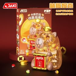 JAKI GK005 Capybara Gashapon Xếp hình lắp ráp ghép mô hình Kapibala lảng bóng bất ngờ
