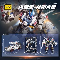 F5 F5-A0017 Xếp hình lắp ráp ghép mô hình Kế hoạch Mecha: Dragon Abyss Mars Rocket Car Transform