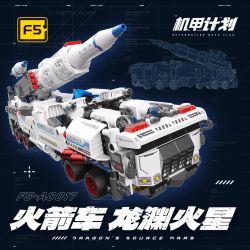 F5 F5-A0017 Xếp hình lắp ráp ghép mô hình Kế hoạch Mecha: Dragon Abyss Mars Rocket Car Transform