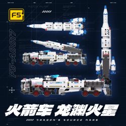 F5 F5-A0017 Xếp hình lắp ráp ghép mô hình Kế hoạch Mecha: Dragon Abyss Mars Rocket Car Transform