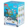 JAKI HK326 Xếp hình lắp ráp ghép mô hình Smurfs bảo vệ vẻ đẹp 7 Phong cách: Happy Consemble, Dancing With Butterfly, quan sát cây xanh, đi lang thang dưới biển, trục vớt hồ, bảo vệ san hô, bảo vệ vẻ đẹp