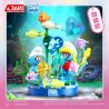 JAKI HK326 Xếp hình lắp ráp ghép mô hình Smurfs bảo vệ vẻ đẹp 7 Phong cách: Happy Consemble, Dancing With Butterfly, quan sát cây xanh, đi lang thang dưới biển, trục vớt hồ, bảo vệ san hô, bảo vệ vẻ đẹp