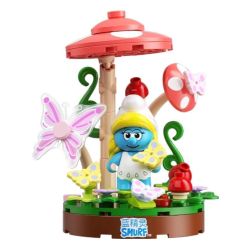 JAKI HK326 Xếp hình lắp ráp ghép mô hình Smurfs bảo vệ vẻ đẹp 7 Phong cách: Happy Consemble, Dancing With Butterfly, quan sát cây xanh, đi lang thang dưới biển, trục vớt hồ, bảo vệ san hô, bảo vệ vẻ đẹp