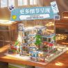Wekki 516956 Xếp hình lắp ráp ghép mô hình Máy thời gian: Khuôn viên xanh trong thập niên 8090