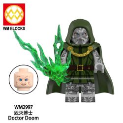 WM WM2996 WM WM2997 Doctor Doom Xếp hình lắp ráp ghép mô hình Bác sĩ Doom 2 con số
