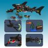MouldKing 10183 Sea Shark Xếp hình lắp ráp ghép mô hình Cá mập biển sâu cá mập biển cá mập