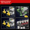 MouldKing 10209 Inline 6-Cylinder Aircraft Carrier Engine Xếp hình lắp ráp ghép mô hình Động cơ vận chuyển máy bay 6 xi-lanh nội tuyến