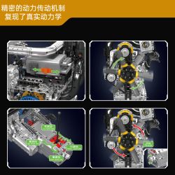 MouldKing 10214 Rotary Engine Xếp hình lắp ráp ghép mô hình Động cơ cánh quạt