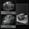 MouldKing 10250 LR V10 Engine Xếp hình lắp ráp ghép mô hình Động cơ xe thể thao LFA