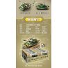 GUDI 40407 Xếp hình lắp ráp ghép mô hình Type 99 Buổi chiến đấu chính tám trong một