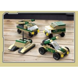 GUDI 40407 Xếp hình lắp ráp ghép mô hình Type 99 Buổi chiến đấu chính tám trong một