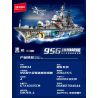 SEMBO 208134 Xếp hình lắp ráp ghép mô hình Sức mạnh tuyệt vời của đất nước: 956 Phiên bản phối cảnh khu trục khuất hiện đại