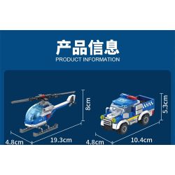 Forange FC3339 Xếp hình lắp ráp ghép mô hình Tòa nhà cảnh sát