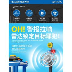 Forange FC3339 Xếp hình lắp ráp ghép mô hình Tòa nhà cảnh sát