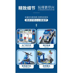 Forange FC3339 Xếp hình lắp ráp ghép mô hình Tòa nhà cảnh sát