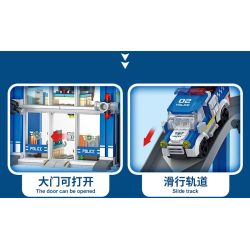 Forange FC3339 Xếp hình lắp ráp ghép mô hình Tòa nhà cảnh sát