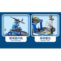 Forange FC3339 Xếp hình lắp ráp ghép mô hình Tòa nhà cảnh sát