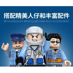 Forange FC3339 Xếp hình lắp ráp ghép mô hình Tòa nhà cảnh sát