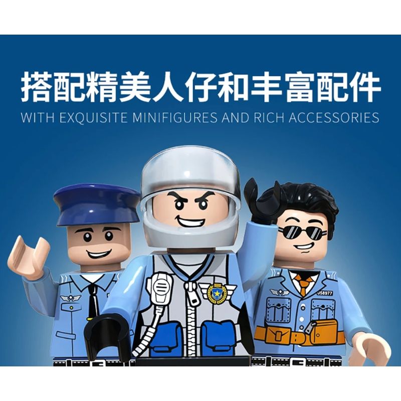 Forange FC3339 Xếp hình lắp ráp ghép mô hình Tòa nhà cảnh sát