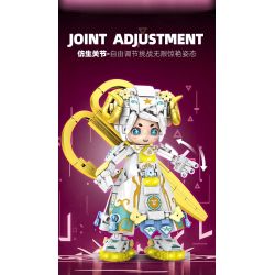 minGDi LEIBAO 8826 Zodiac Sign Xếp hình lắp ráp ghép mô hình Mười hai cung hoàng đạo của thế hệ sáng tạo: Bạch Dương