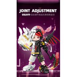 minGDi LEIBAO 8828 Zodiac Sign Xếp hình lắp ráp ghép mô hình Mười hai cung hoàng đạo của thế hệ sáng tạo: Song Tử