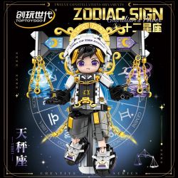 minGDi LEIBAO 8832 Zodiac Sign Xếp hình lắp ráp ghép mô hình Mười hai cung hoàng đạo của thế hệ sáng tạo: Thiên Bình